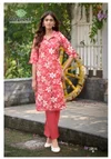 Flower Velly Vol 2 By Vaniska Aline Cut Kurti With Bottom Wholesale Suppliers In Mumbai